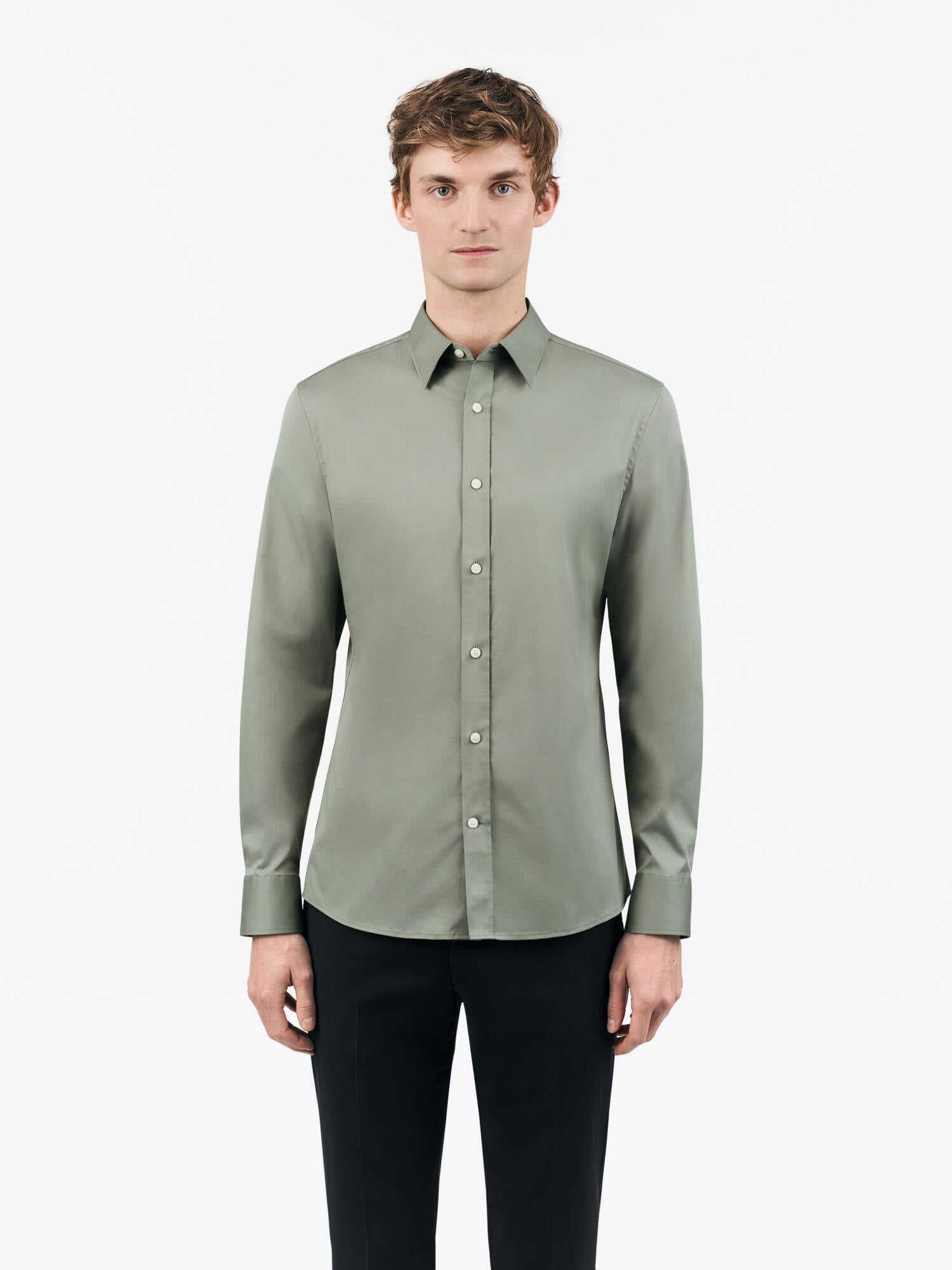TIGER OF SWEDEN Adley Shirt in Grey T68997045| eightywingold 
