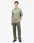 TIGER OF SWEDEN Spenser Shirt in Olive Green T69002012| eightywingold 