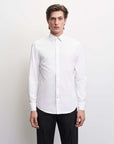 Tiger of Sweden Adley Shirt in White T69541005 | eightywingold