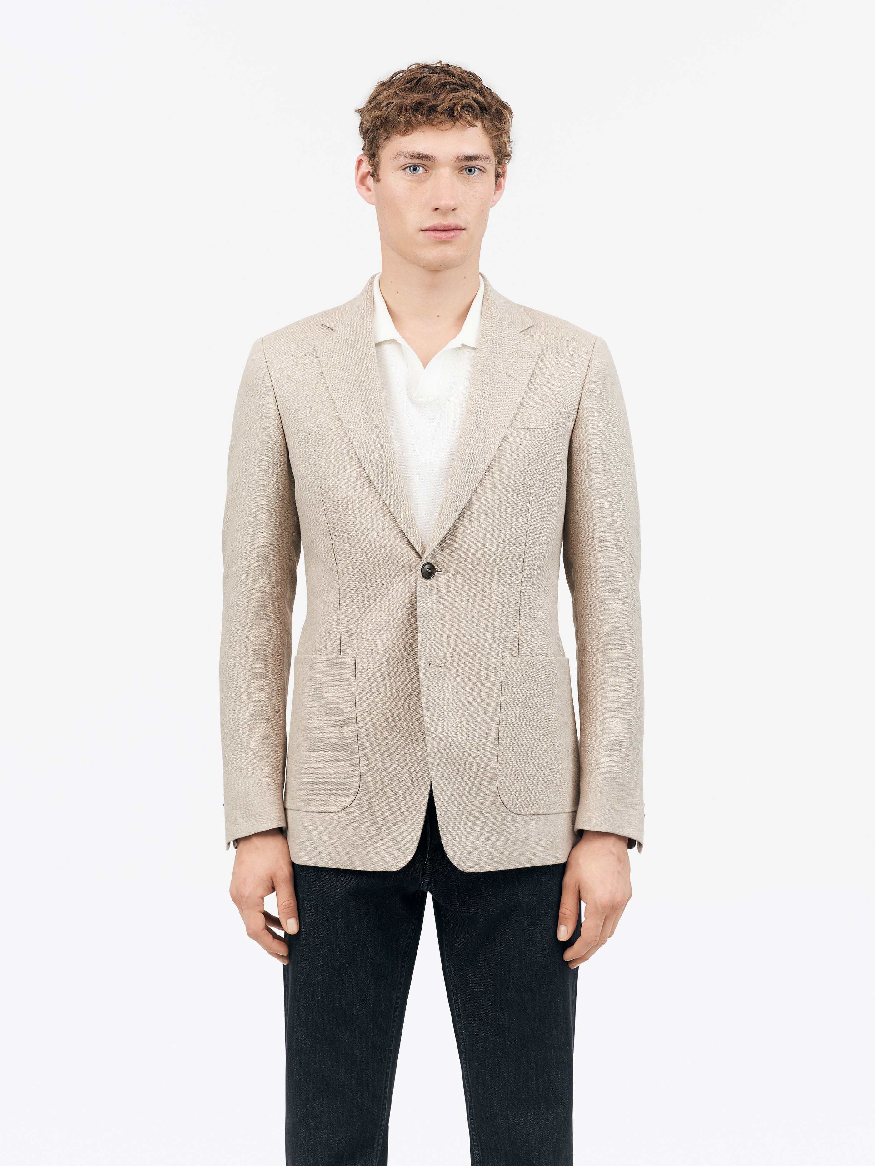 TIGER OF SWEDEN Justin HL Casual Blazer in Beige T70223005  | Shop from eightywingold an official brand partner for Tiger of Sweden Canada and US.