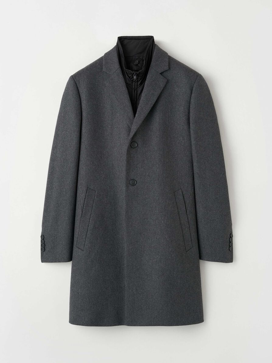 Netley Coat in Dark Gray