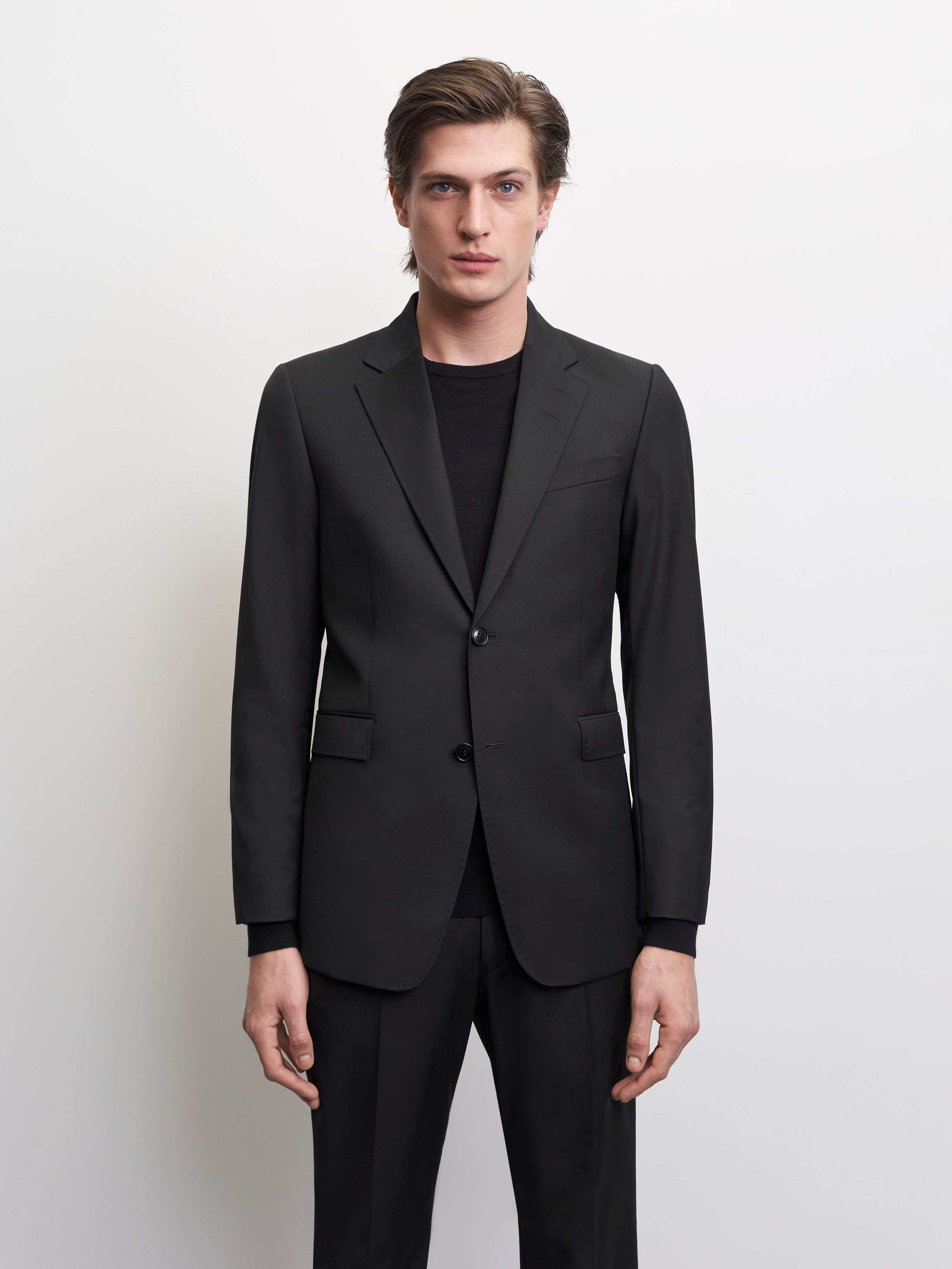 TIGER OF SWEDEN Justin Blazer in Black T70698003Z 050-BLACK FROM EIGHTYWINGOLD - OFFICIAL BRAND PARTNER