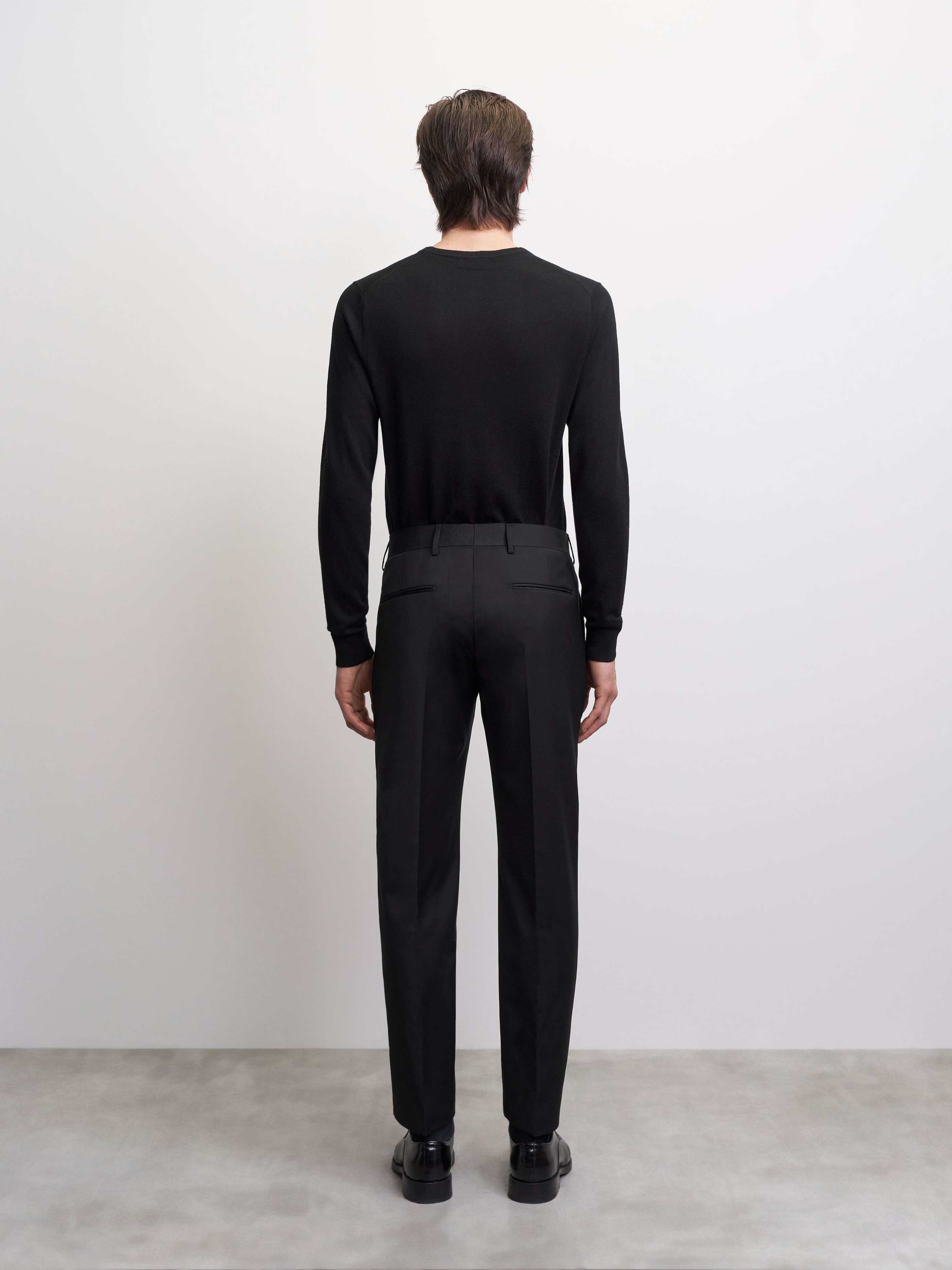 TIGER OF SWEDEN Tenutas Trousers in Black T70698004Z 46 050-BLACK FROM EIGHTYWINGOLD - OFFICIAL BRAND PARTNER