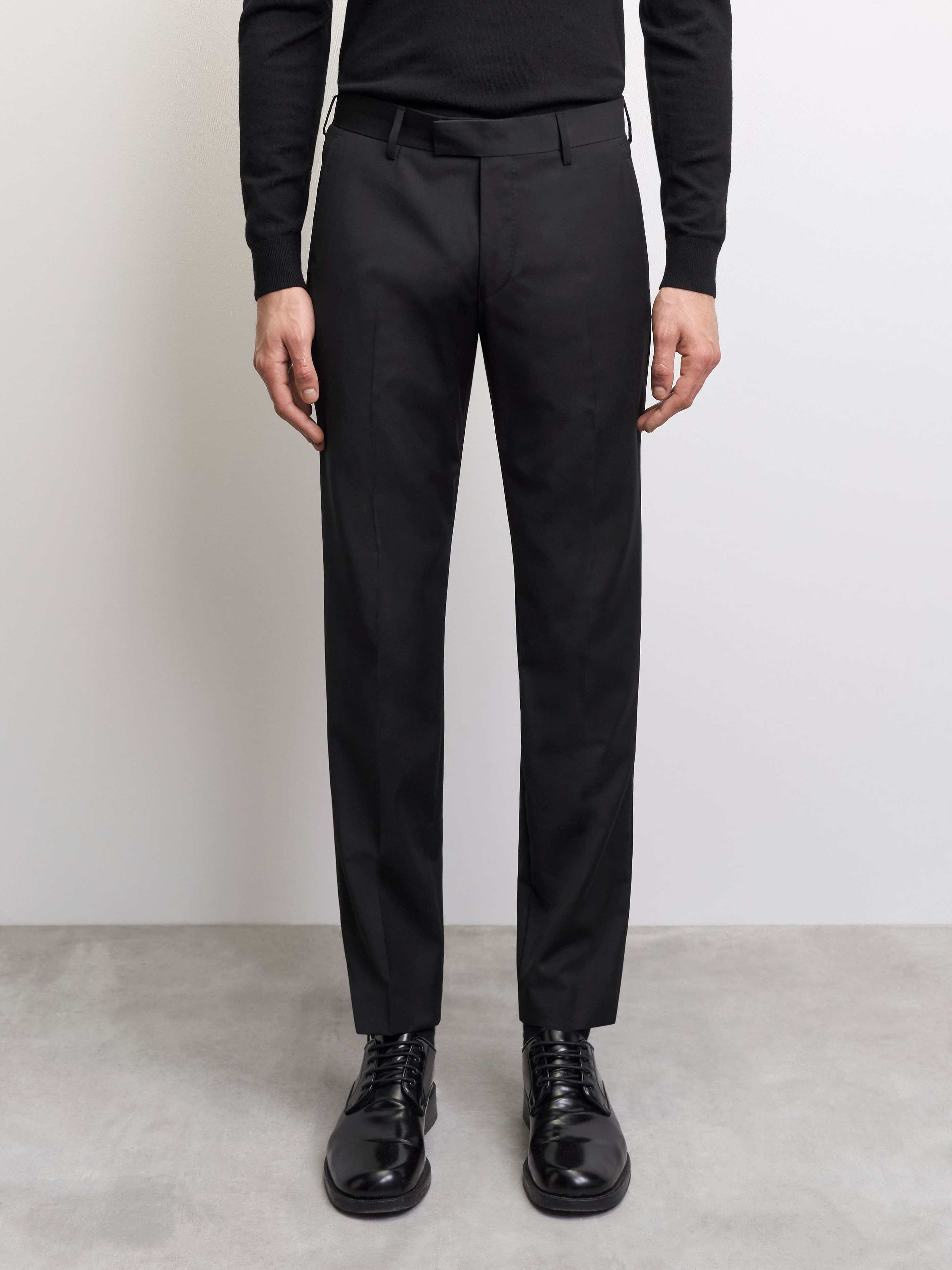 TIGER OF SWEDEN Tenutas Trousers in Black T70698004Z 48 050-BLACK FROM EIGHTYWINGOLD - OFFICIAL BRAND PARTNER