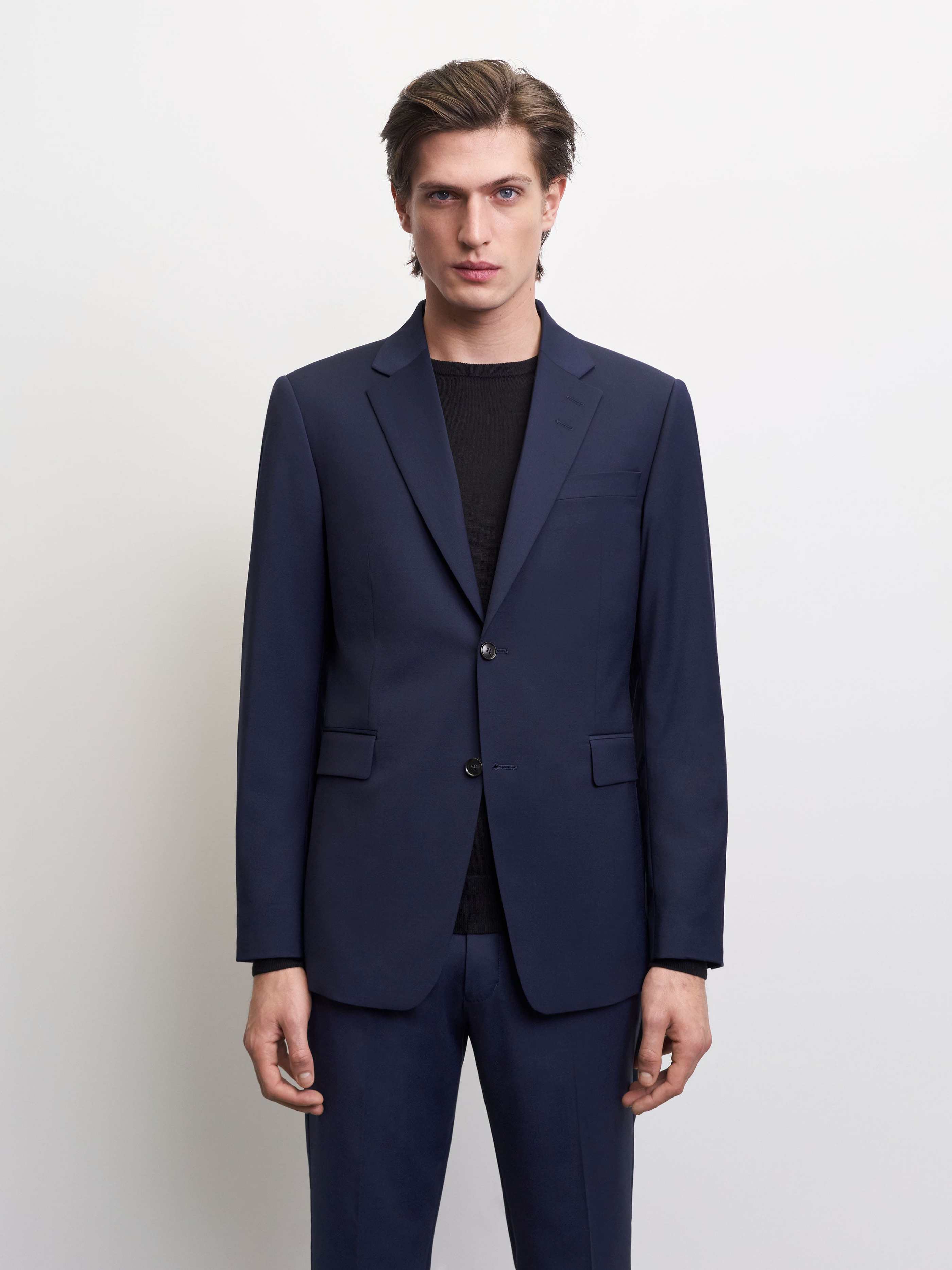 Justin Stretch Blazer in Navy