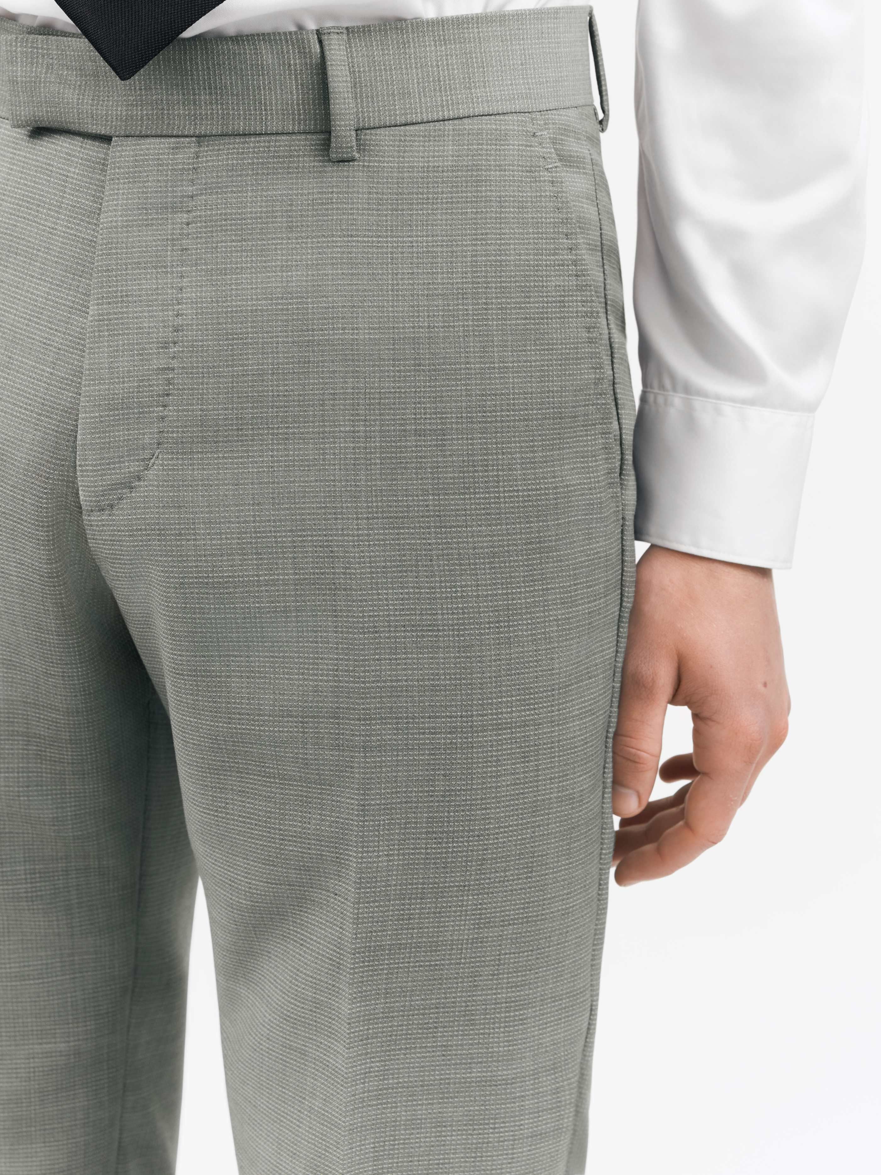 TIGER OF SWEDEN Tenuta Trousers in Light Grey T71616018| eightywingold 
