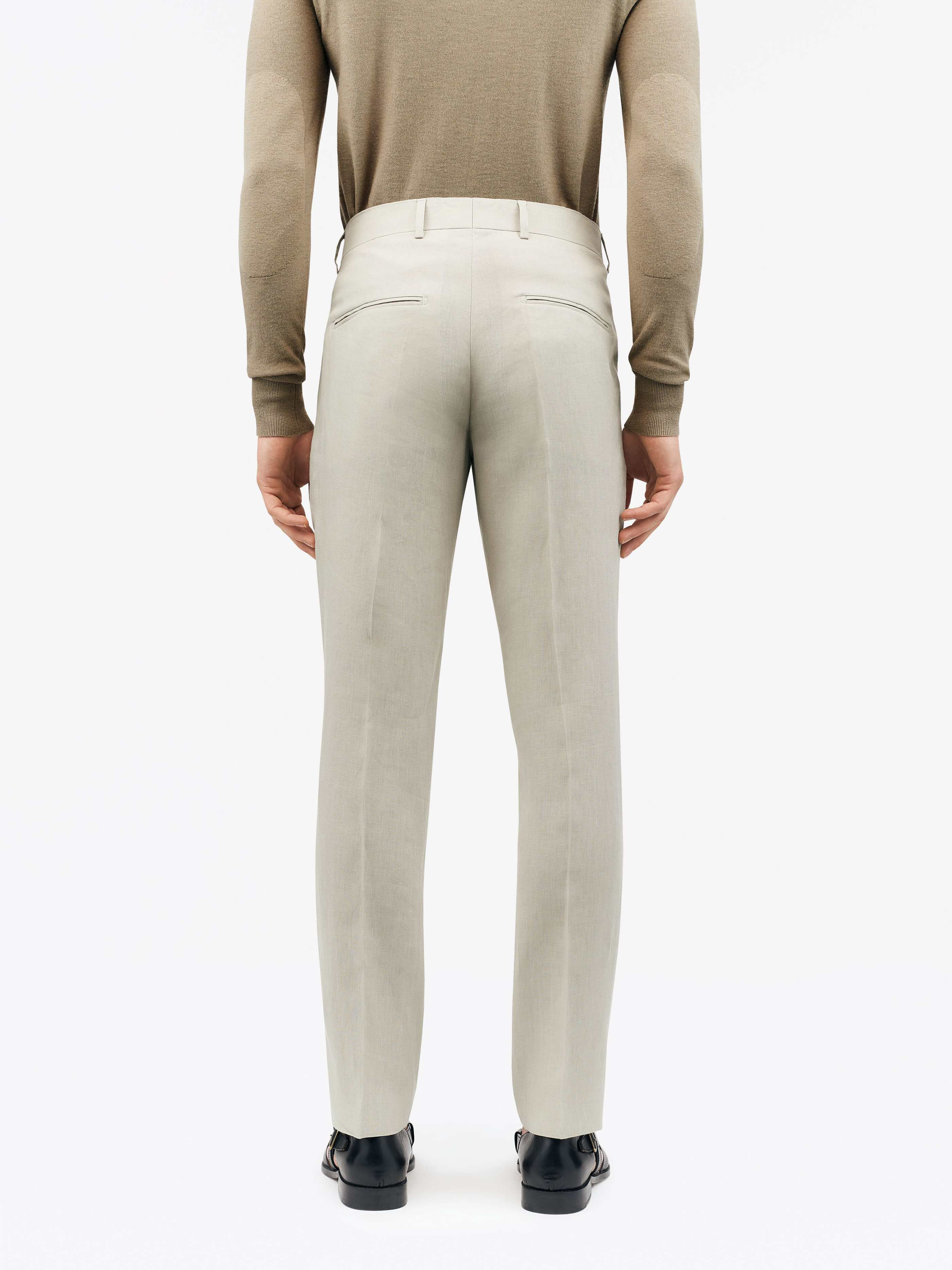 TIGER OF SWEDEN Tenutas Trousers in Beige T72167002 | Shop from eightywingold an official brand partner for Tiger of Sweden Canada and US.