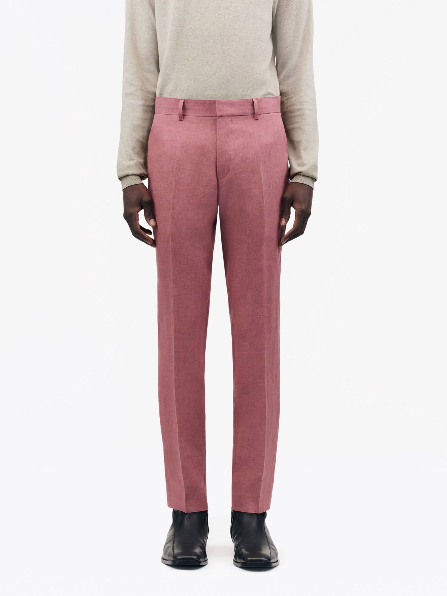 TIGER OF SWEDEN Tenutas Trousers in Rose Brown T72167002| eightywingold 