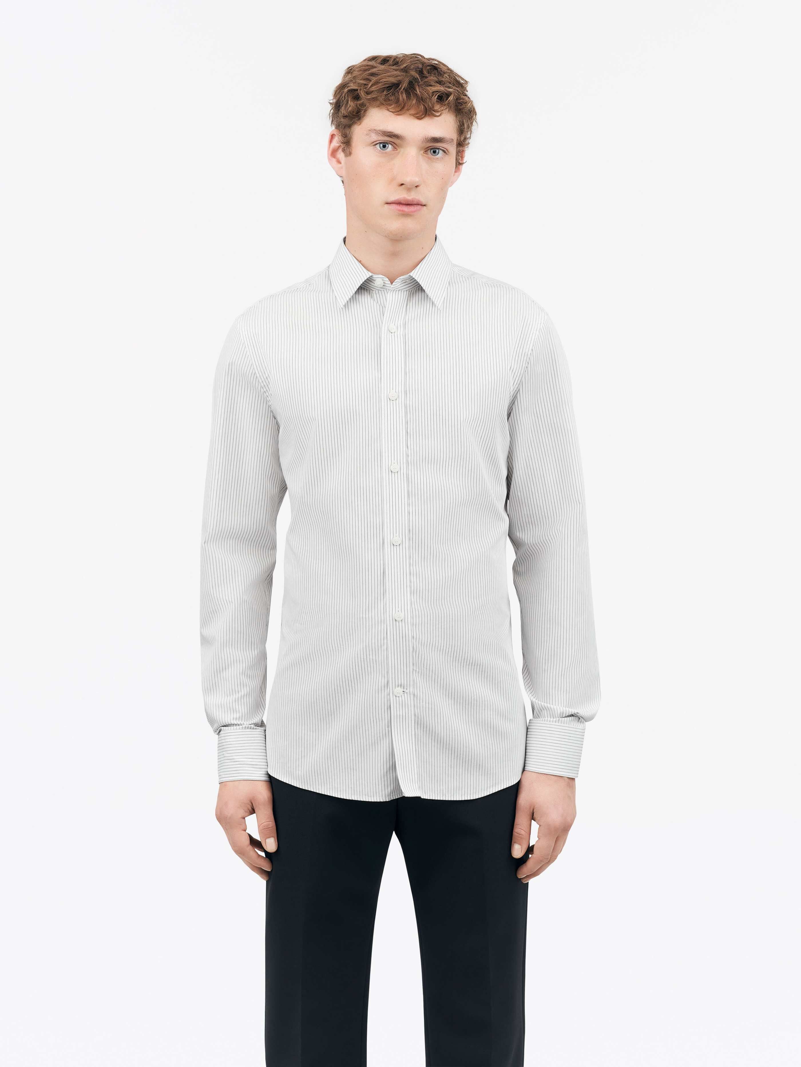 TIGER OF SWEDEN Adley Shirt in White T72209001 | Shop from eightywingold an official brand partner for Tiger of Sweden Canada and US.