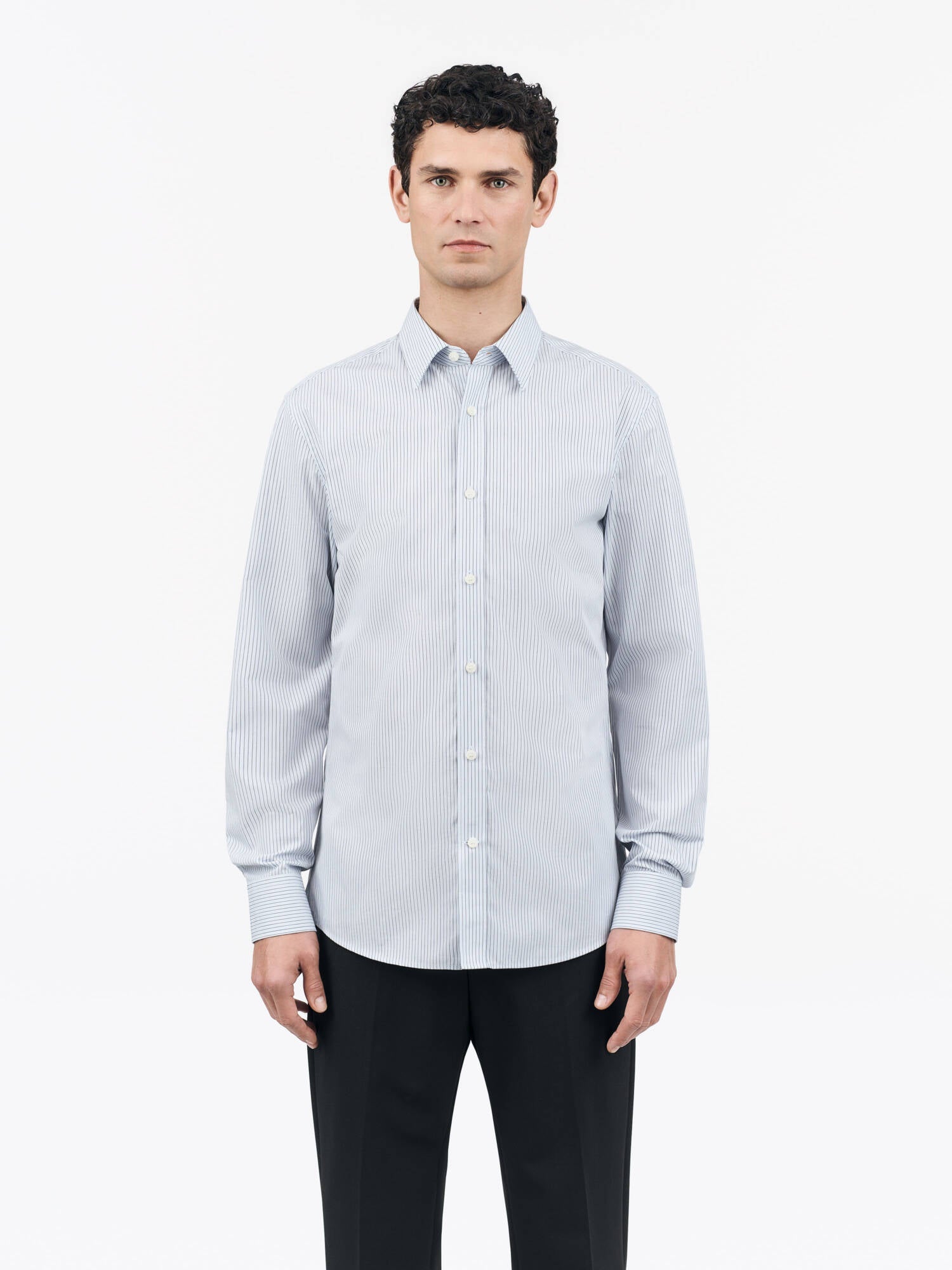 TIGER OF SWEDEN Adley Shirt in Light Blue T72209001 | Shop from eightywingold an official brand partner for Tiger of Sweden Canada and US. 