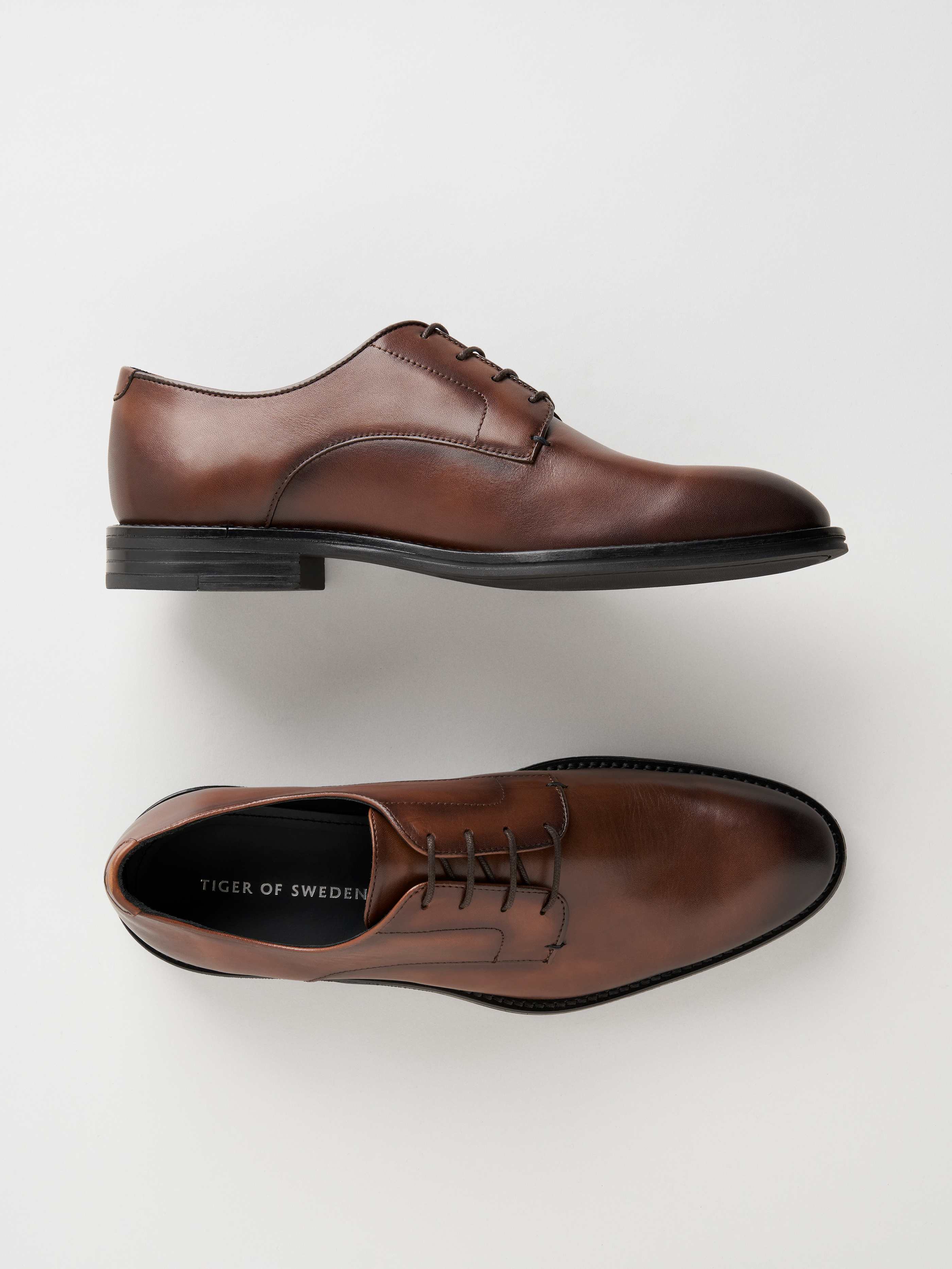 TIGER OF SWEDEN Trent Shoes in Brown | eightywingold