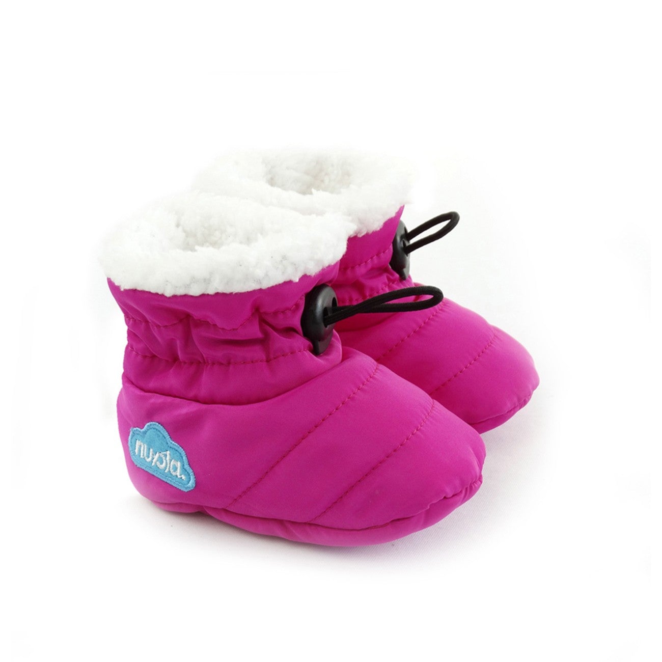 Classic Baby Slippers in Fuchsia 1 | eightywingold