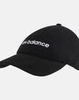NEW BALANCE Terry 6-Panel Classic Hat in Black LAH31003 O/S BLACK FROM EIGHTYWINGOLD - OFFICIAL BRAND PARTNER