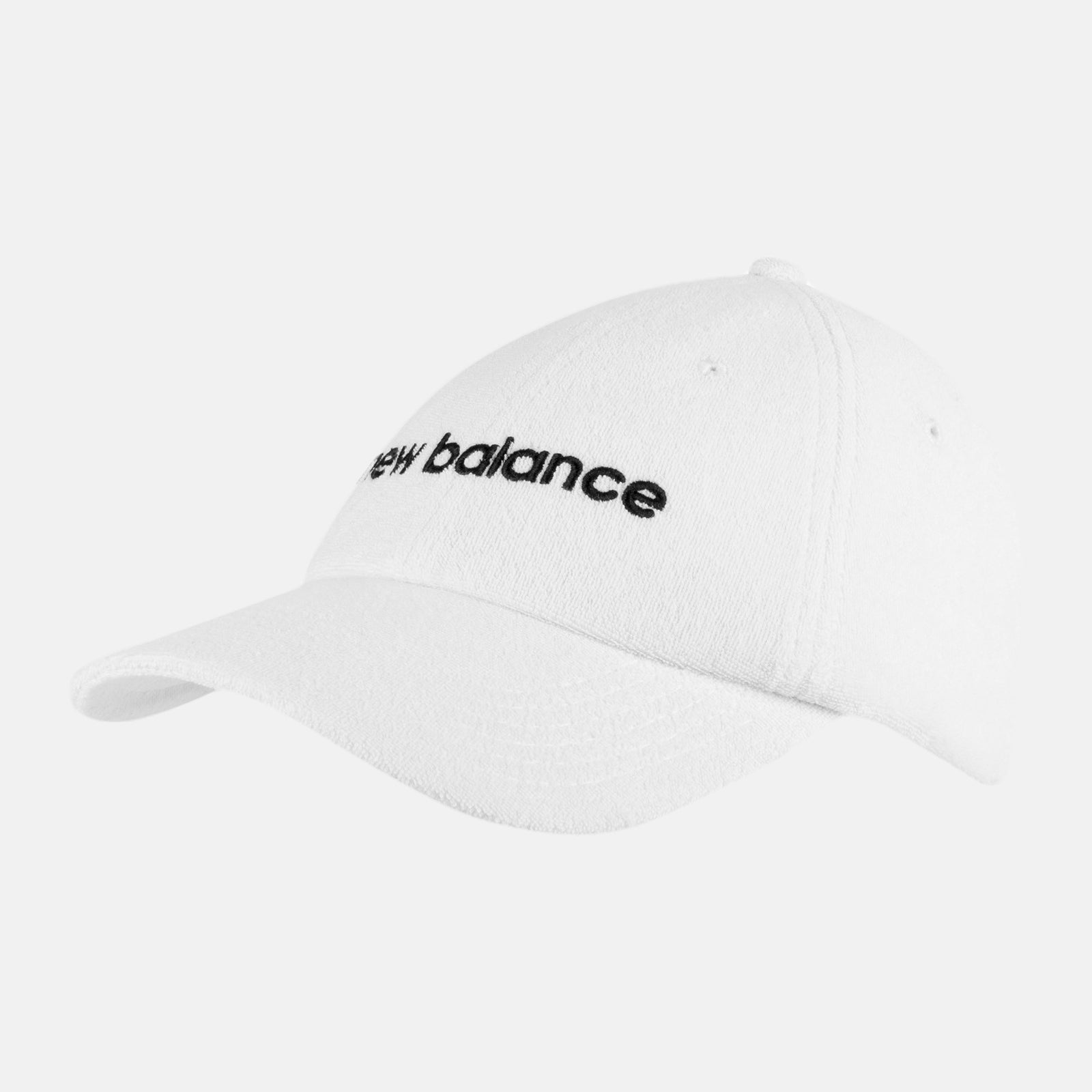 NEW BALANCE Terry 6-Panel Classic Hat in White LAH31003 O/S WHITE FROM EIGHTYWINGOLD - OFFICIAL BRAND PARTNER