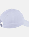 NEW BALANCE 6-Panel Curved Brim NB Classic Hat in White/Magenta lah91014 FROM EIGHTYWINGOLD - OFFICIAL BRAND PARTNER